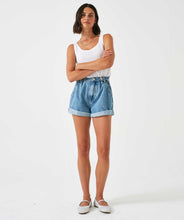 Load image into Gallery viewer, Seventy + Mochi Ali Tab Denim Shorts