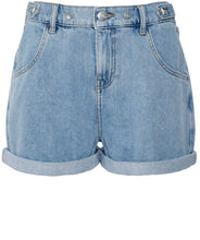 Load image into Gallery viewer, Seventy + Mochi Ali Tab Denim Shorts