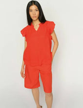 Load image into Gallery viewer, Mos Mosh Tea Linen Blouse