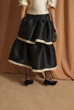Load image into Gallery viewer, Sophie+lucie bolero dupion black skirt