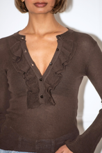 Load image into Gallery viewer, The Gracie Frill Top