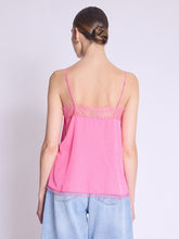 Load image into Gallery viewer, Berenice Taylor Pink Silk and Lace Strappy Top