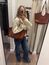 Load image into Gallery viewer, The Grace - Leather Woven Shopper
