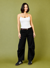 Load image into Gallery viewer, BARCELONA BRUSHED COTTON STRETCH BARREL LEG JEANS