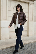 Load image into Gallery viewer, Libby Loves - Ivy Faux Leather Jacket