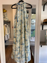 Load image into Gallery viewer, Maison Hotel - Asami sleeveless Blue Print Maxi Dress