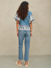 Load image into Gallery viewer, M.A.B.E Myla Print Short Sleeve Top