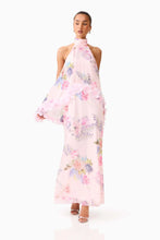 Load image into Gallery viewer, Elliat Millie Tiered Gown in Pink Floral