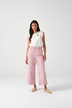 Load image into Gallery viewer, Seventy&amp;Mochi Phoebe Blouse in Ecru and Dusty Rose
