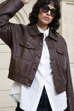 Load image into Gallery viewer, Libby Loves - Ivy Faux Leather Jacket