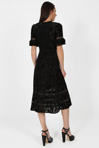 Sirens Velvet Burnout London Dress