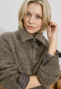 Mos Mosh Hulda Knit Zip Cardigan