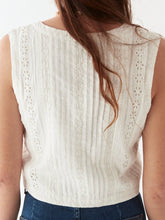 Load image into Gallery viewer, Maison Hotel Francesca Blouse Capri Panna
