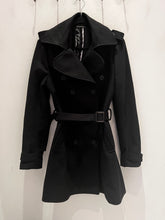 Load image into Gallery viewer, Pre loved Patrizia Pepe Black Coat
