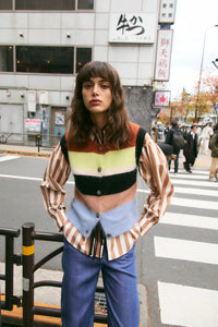 SOPHIE & LUCIE- NAGOYA KNITTED CARAMEL VEST