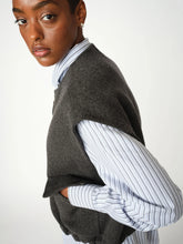 Load image into Gallery viewer, Mos Mosh -Elise Loisa Wool Vest - Greyi
