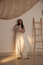 Load image into Gallery viewer, Seventy +Mochi Blake Low Rise Jean in Herringbone Ecru
