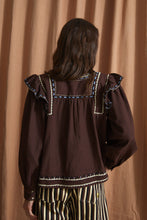 Load image into Gallery viewer, Sophie + Lucie katmandu twill brown blouse
