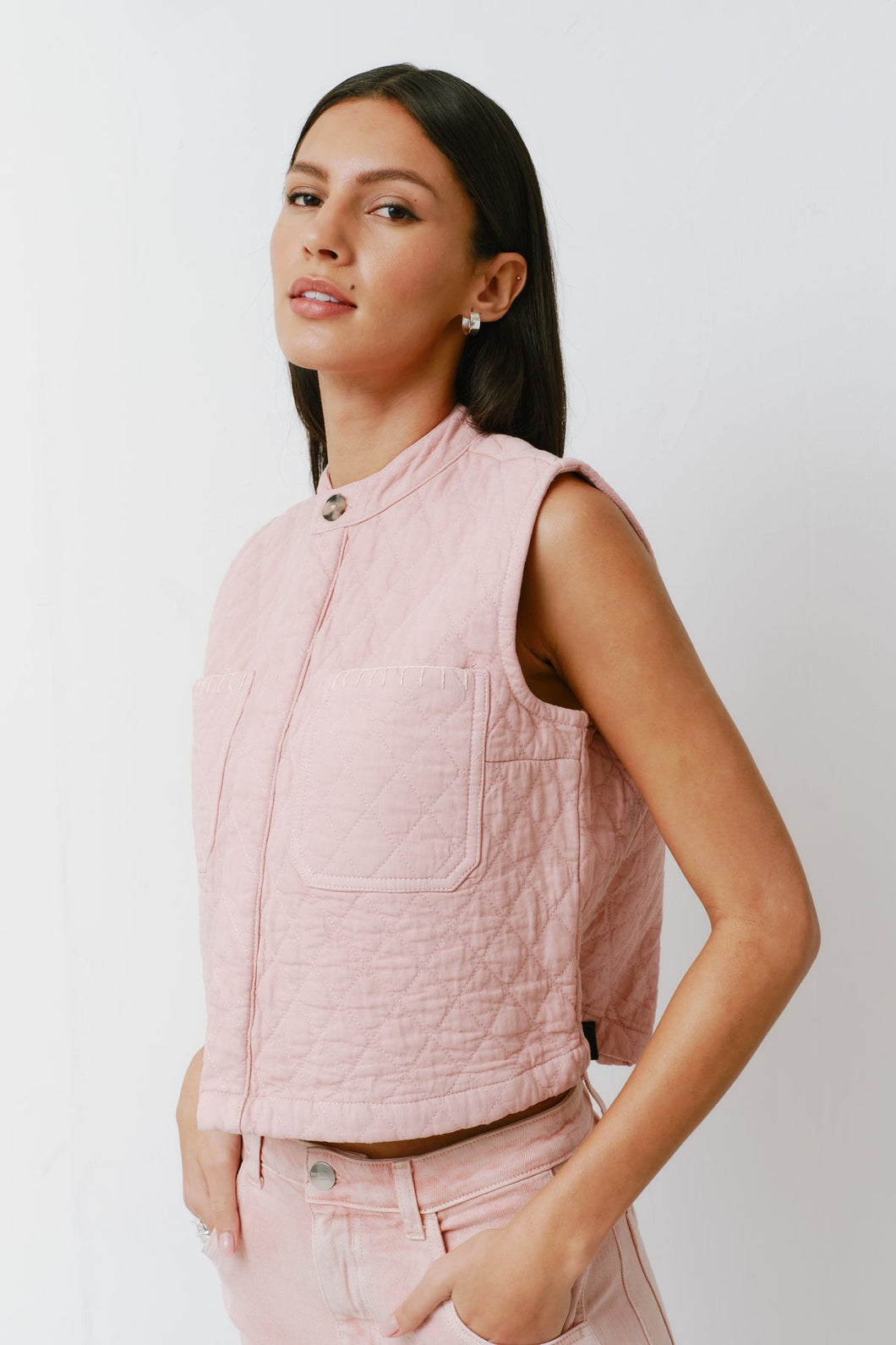 Seventy+Mochi Quilted Pablo Waistcoat