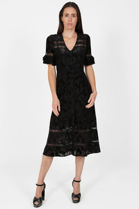 Sirens Velvet Burnout London Dress