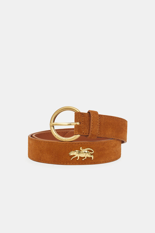 Fabienne Chapot Studded Leopard Belt