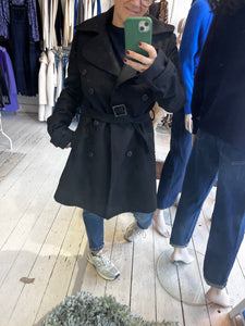 Pre loved Patrizia Pepe Black Coat