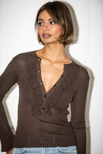 Load image into Gallery viewer, The Gracie Frill Top
