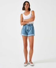 Load image into Gallery viewer, Seventy + Mochi Ali Tab Denim Shorts
