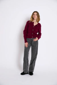 SOPHIE & LUCIE - CHAQUETA LUISA PUNTO BURGUNDY