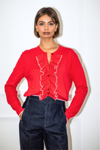 Load image into Gallery viewer, Gianna Frill Cardigan
