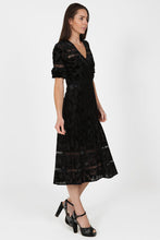 Load image into Gallery viewer, Sirens Velvet Burnout London Dress
