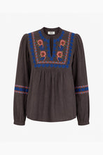 Load image into Gallery viewer, Molin Hanne blouse Licorice
