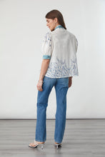 Load image into Gallery viewer, Seventy and Mochi Poppy Blouse in Indigo Coral
