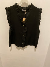 Load image into Gallery viewer, Lili Grace Linen Sleeveless Frill Top
