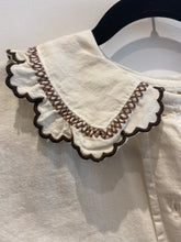Load image into Gallery viewer, Seventy &amp; Mochi - Delilah Blouse
Ecru With Contrast Denim
