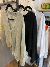 Load image into Gallery viewer, Lili Grace Tea Bag Linen Crop Cardigan

