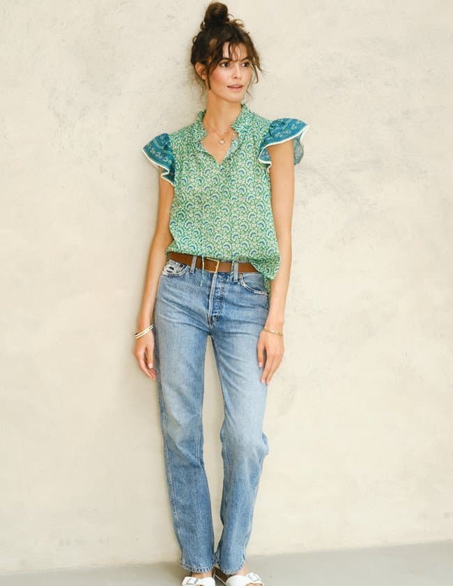 M.A.B.E Dana Green Top