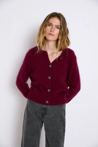SOPHIE & LUCIE - CHAQUETA LUISA PUNTO BURGUNDY