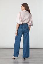 Load image into Gallery viewer, Seventy +mochi Zena Blouse in Indigo Coral
