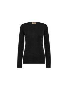 Mos Mosh -Bouch Rollneck Knit Top - Black