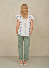 Load image into Gallery viewer, MABE IRIS WOVEN FRILL TOP
