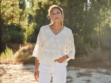 Load image into Gallery viewer, M.A.B.E Sisi Embroidered Top
