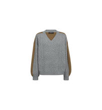 Load image into Gallery viewer, Mos Mosh Beth Ottili V Neck Knit
