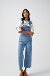 Seventy and Mochi Elodie Frill Dungarees