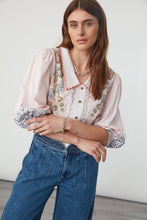 Load image into Gallery viewer, Seventy +mochi Zena Blouse in Indigo Coral
