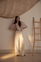 Load image into Gallery viewer, Seventy +Mochi Blake Low Rise Jean in Herringbone Ecru
