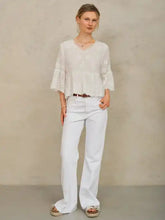 Load image into Gallery viewer, M.A.B.E Sisi Embroidered Top
