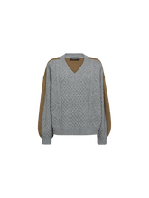 Load image into Gallery viewer, Mos Mosh Beth Ottili V Neck Knit
