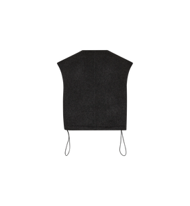 Mos Mosh -Elise Loisa Wool Vest - Greyi