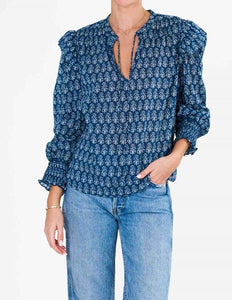 M.A.B.E Nala Print Long Sleeve Top